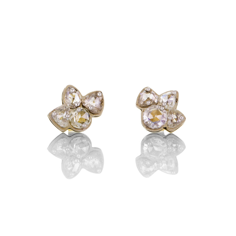 Todd Pownell Pin Set Rose Cut Diamond Studs | Quadrum Gallery
