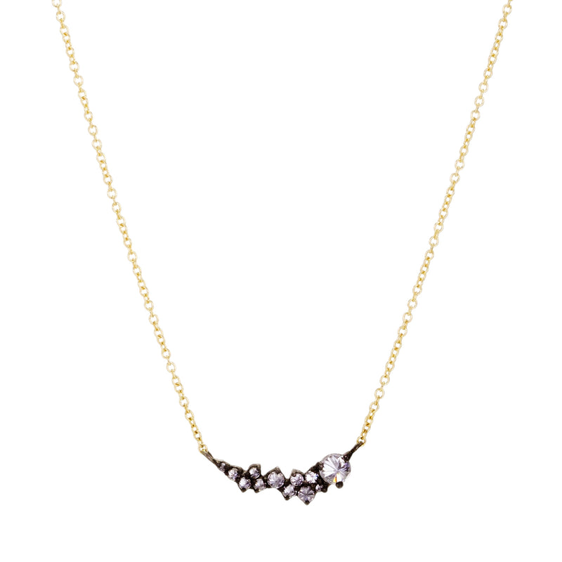 Todd Pownell Inverted Horizontal Diamond Pendant Necklace | Quadrum Gallery