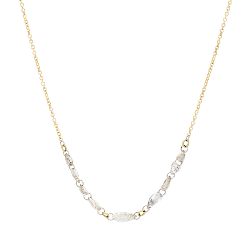 Todd Pownell 18k Rose Cut Diamond Chain  | Quadrum Gallery