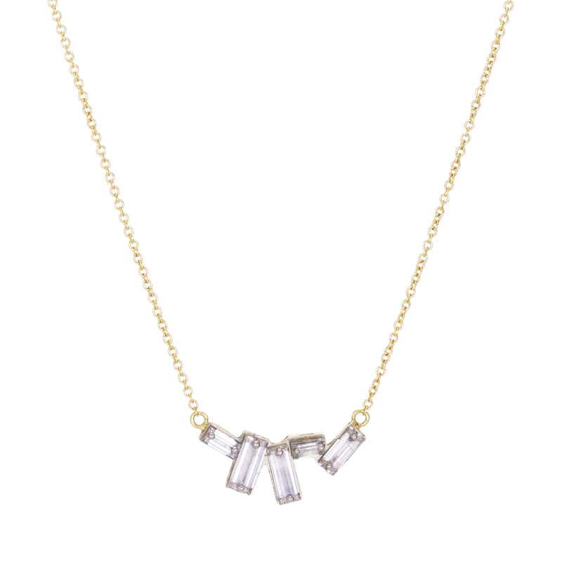 Todd Pownell Mixed Baguette Diamond Pendant Necklace | Quadrum Gallery