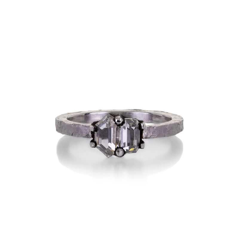 Todd Pownell Platinum Double Diamond Ring | Quadrum Gallery