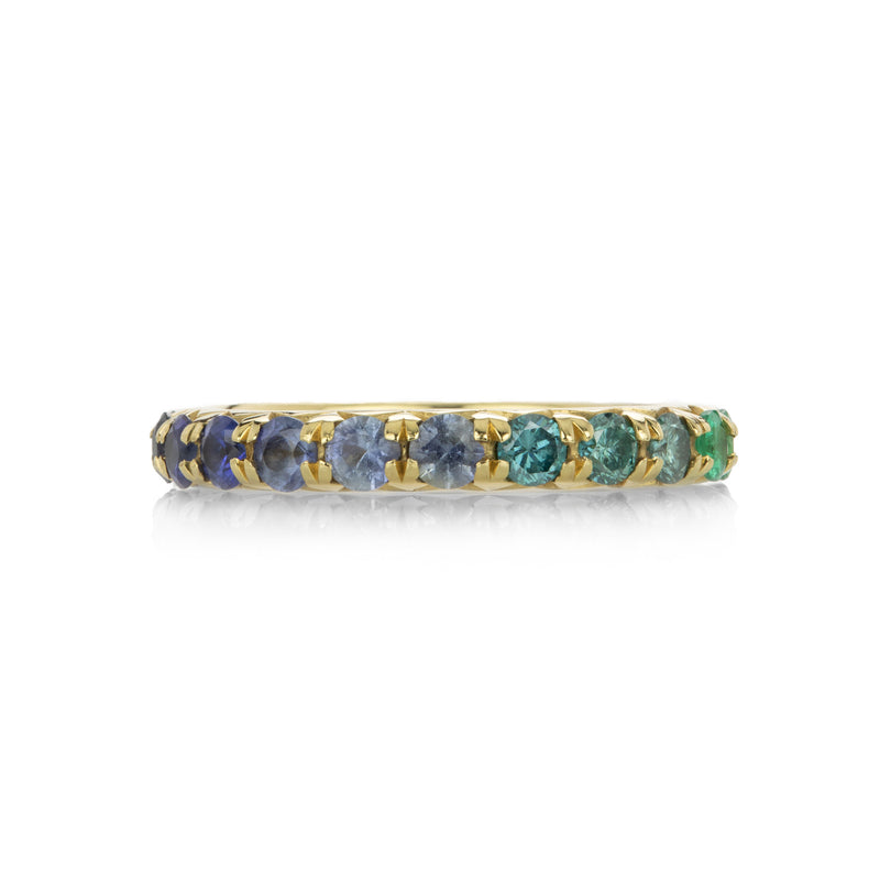 Tamsin Rasor Blue Green Ombre Eternity Ring | Quadrum Gallery