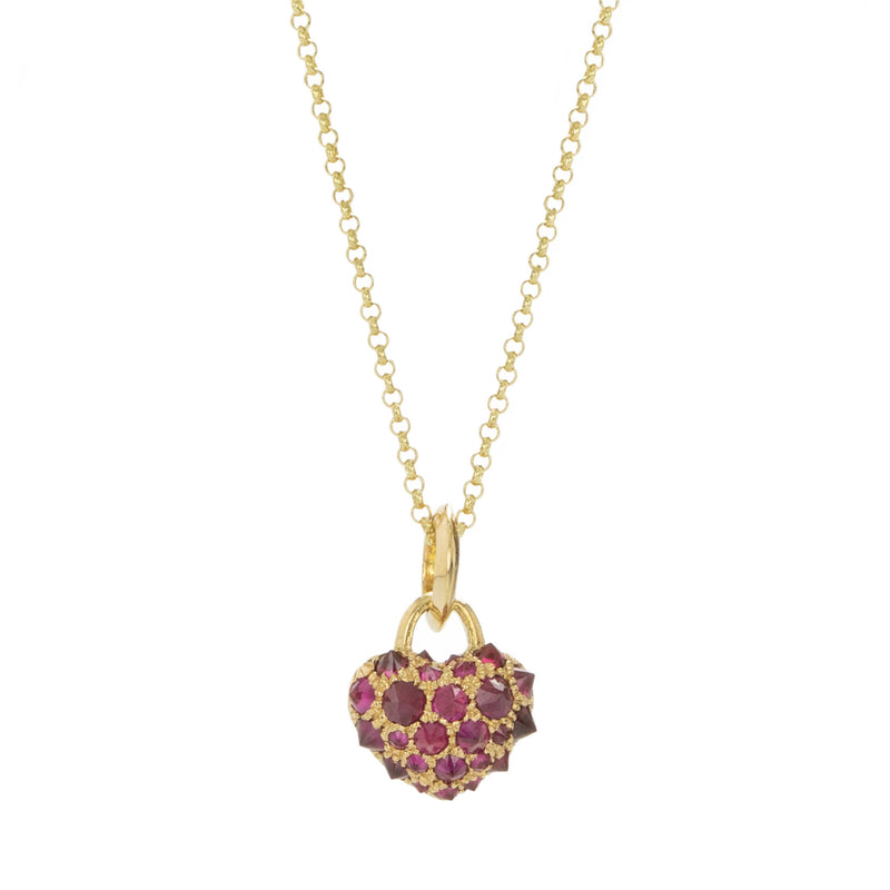Tamsin Rasor Tough Love Ruby Heart Charm (Charm Only) | Quadrum Gallery