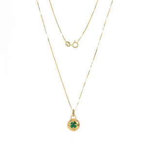 Tamsin Rasor Emerald Jelly Bean Compass Pendant (Pendant Only) | Quadrum Gallery