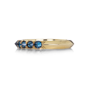 Tamsin Rasor Barbed Blue Diamond Half Eternity Band | Quadrum Gallery