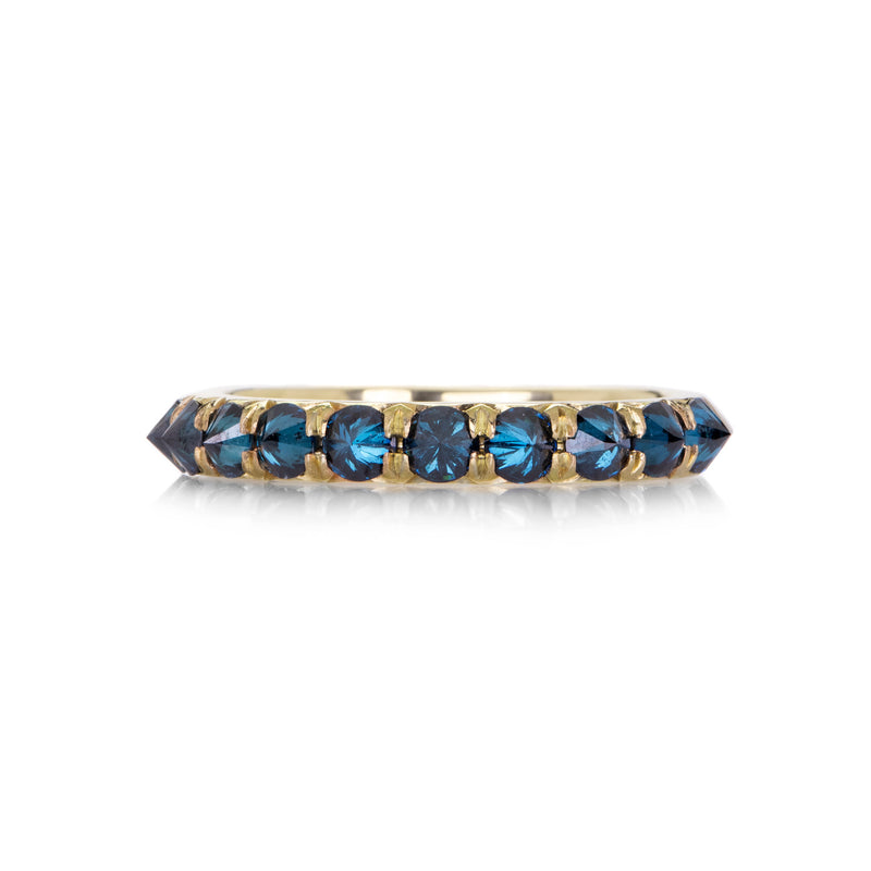 Tamsin Rasor Barbed Blue Diamond Half Eternity Band | Quadrum Gallery