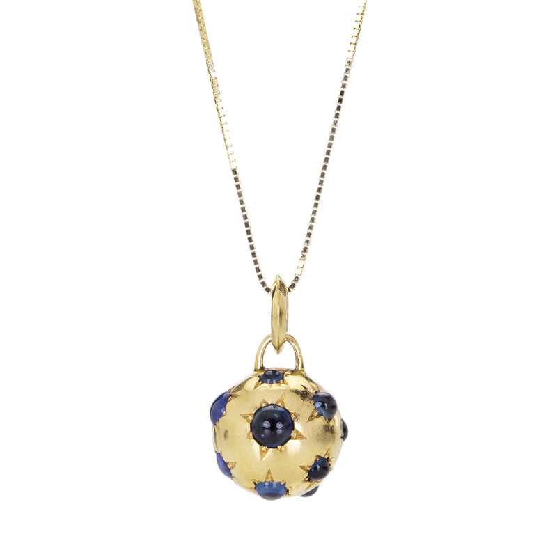 Tamsin Rasor Jelly Bean Blue Sapphire Orb Charm (Charm Only) | Quadrum Gallery