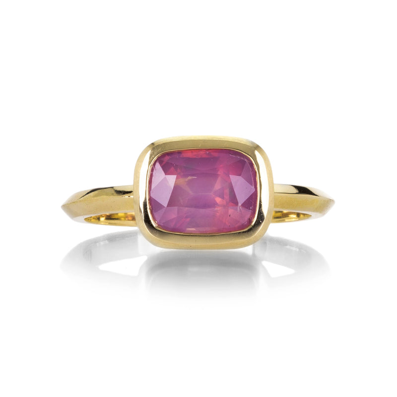 Tamsin Rasor Cushion Cut Pink Sapphire Ring | Quadrum Gallery