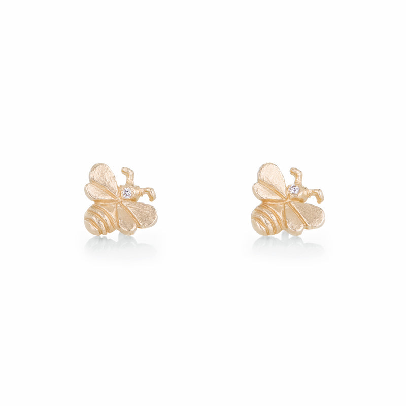 Victoria Cunningham Diamond Bee Studs | Quadrum Gallery