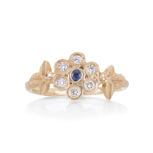 Victoria Cunningham Diamond and Sapphire Wildflower Ring | Quadrum Gallery