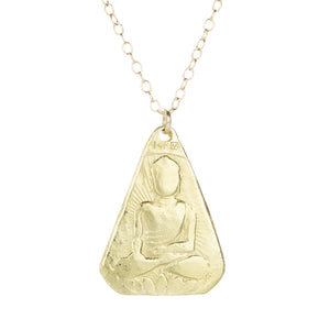 Victoria Cunningham Double Sided Buddha and Eye Necklace  | Quadrum Gallery