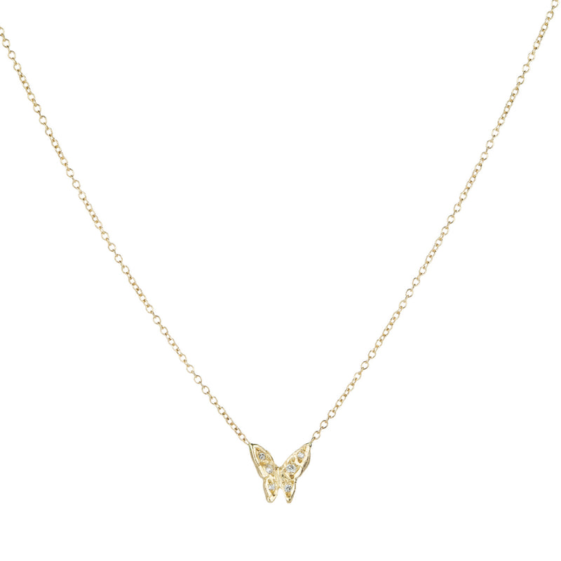 Victoria Cunningham Diamond Butterfly Pendant Necklace  | Quadrum Gallery