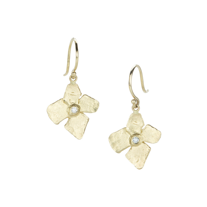 Victoria Cunningham Hydrangea Drop Diamond Earring  | Quadrum Gallery