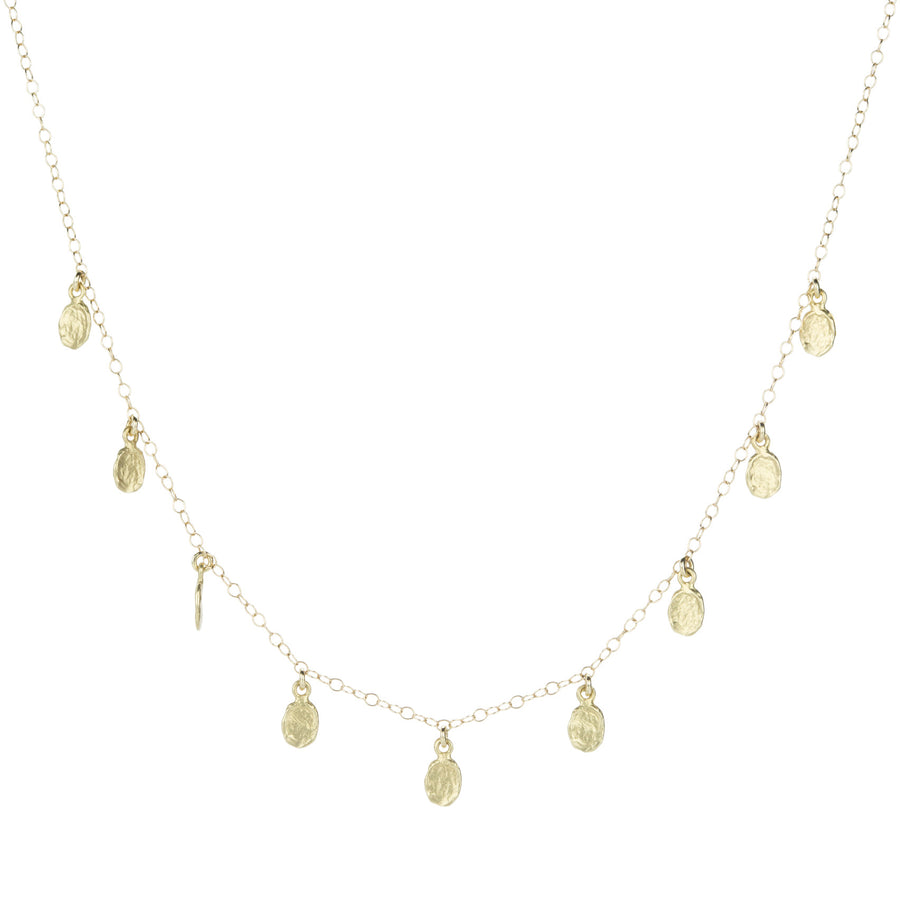 Victoria Cunningham Small Golden Flake Necklace  | Quadrum Gallery