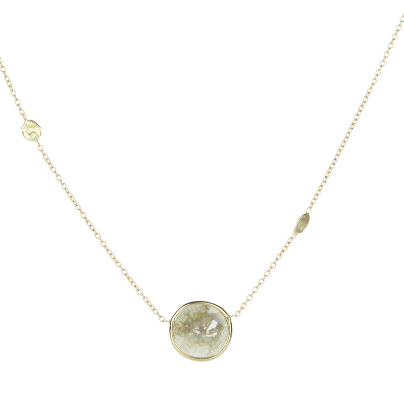 Victoria Cunningham Round Diamond Slice Pendant Necklace | Quadrum Gallery