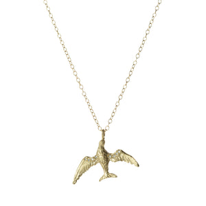 Victoria Cunningham 14k Flying Bird Necklace | Quadrum Gallery