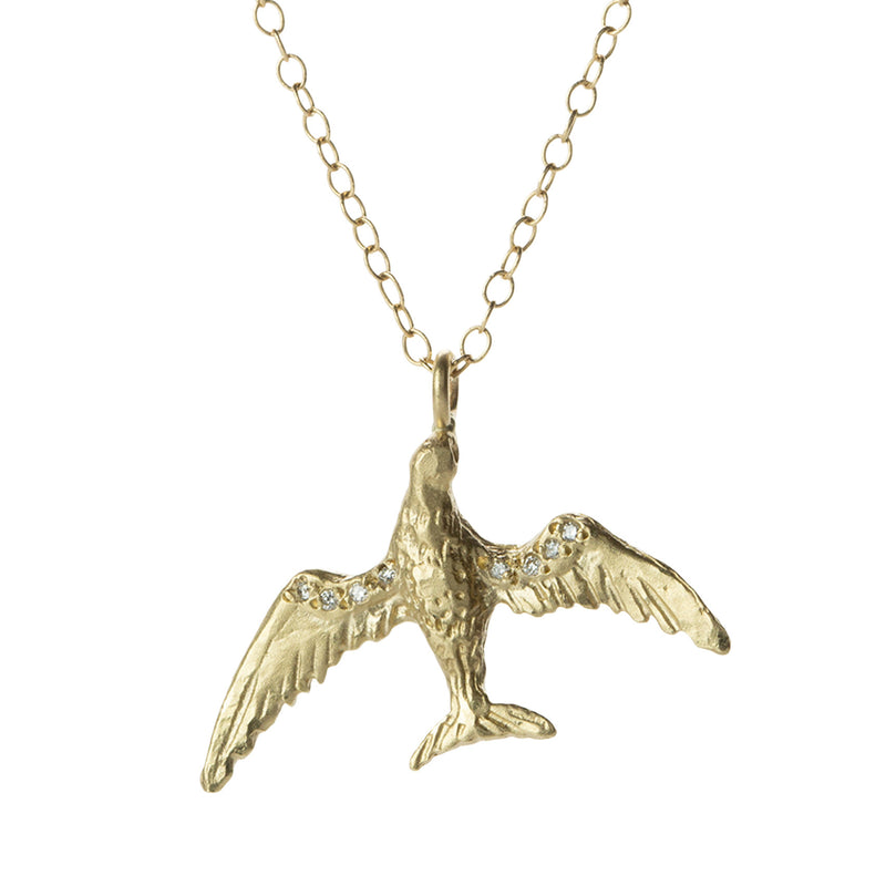 Victoria Cunningham 14k Flying Bird Necklace | Quadrum Gallery