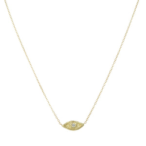 Victoria Cunningham 14k Tiny Evil Eye Pendant Necklace | Quadrum Gallery