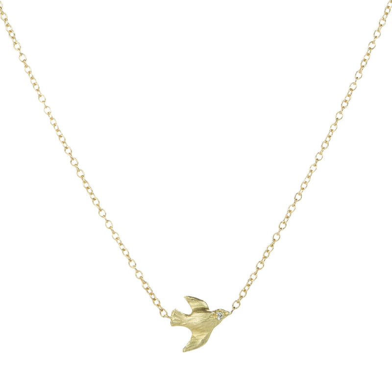 Victoria Cunningham 14k Tiny Bird Necklace | Quadrum Gallery