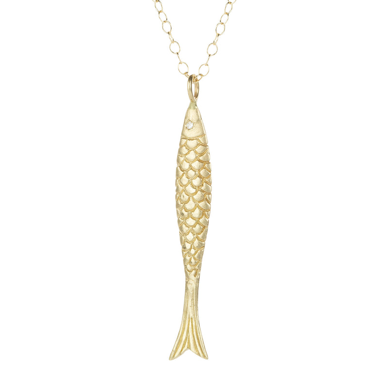 Victoria Cunningham Long Fish Pendant Necklace | Quadrum Gallery