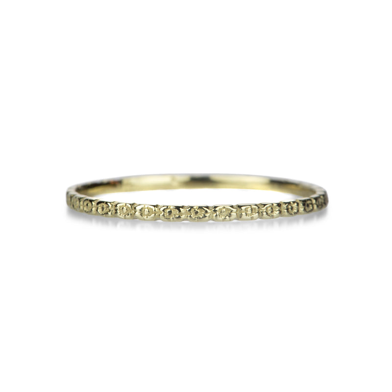 Victoria Cunningham 14k Tiny Circles Stacking Ring | Quadrum Gallery