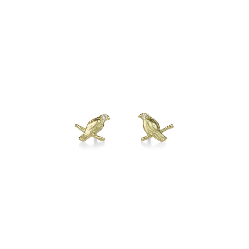 Victoria Cunningham Bird on Branch Studs | Quadrum Gallery