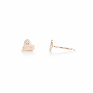 Victoria Cunningham Tiny Heart Studs | Quadrum Gallery
