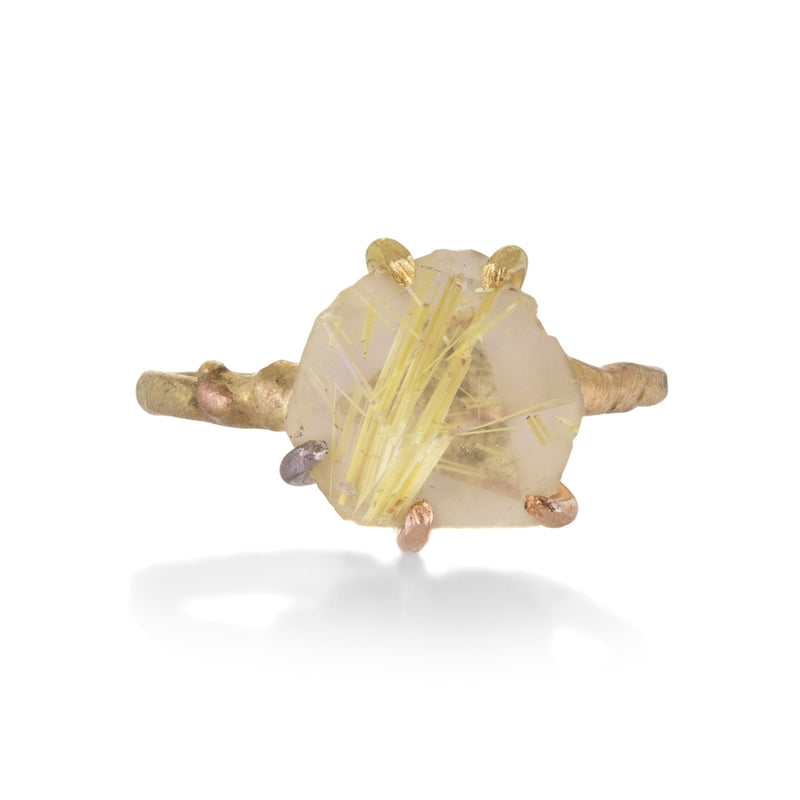 Variance Small Rutilated Quartz Stone Ring | Quadrum Gallery