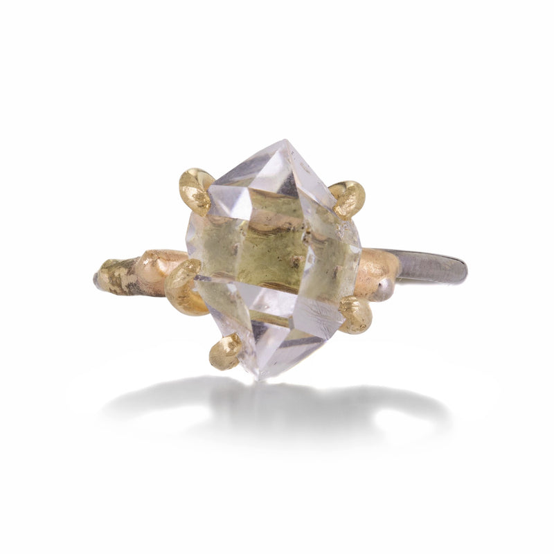 Variance Medium Herkimer Quartz Stone Ring | Quadrum Gallery