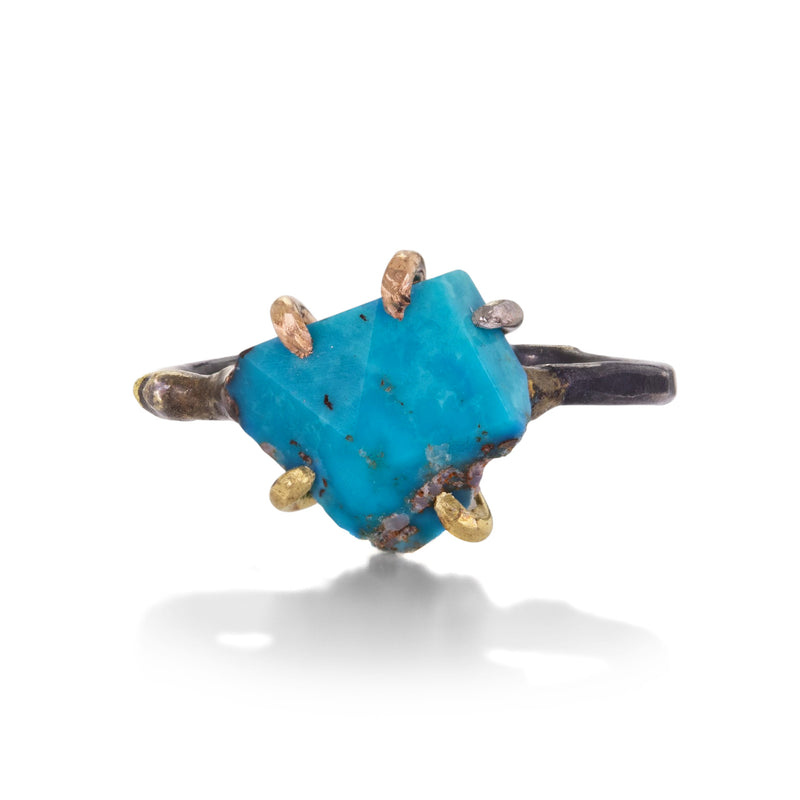 Variance Zambian Turquoise Small Stone Ring | Quadrum Gallery