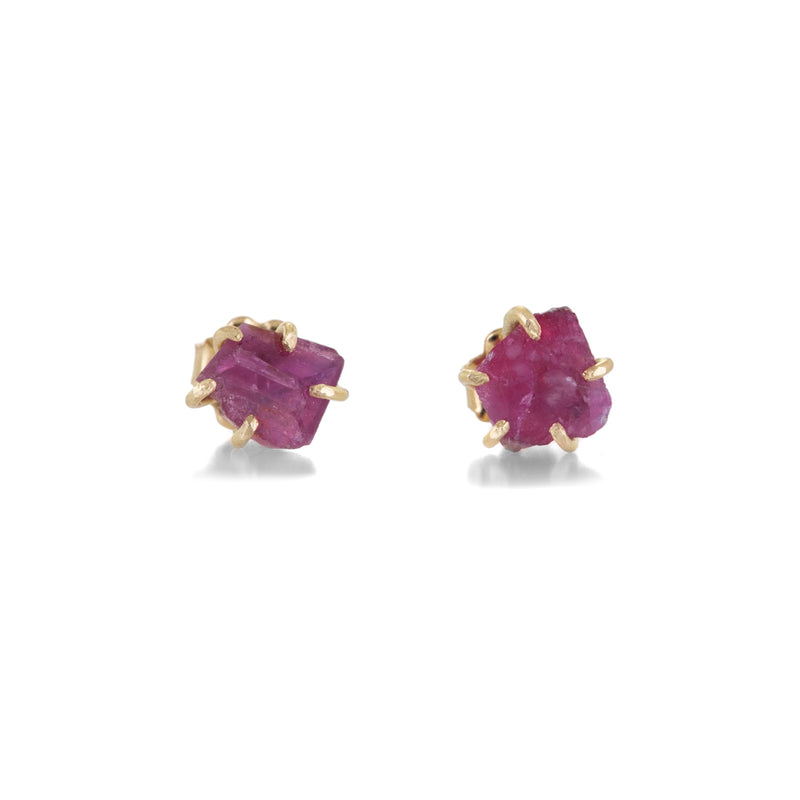 Variance Ruby Small Stone Studs | Quadrum Gallery
