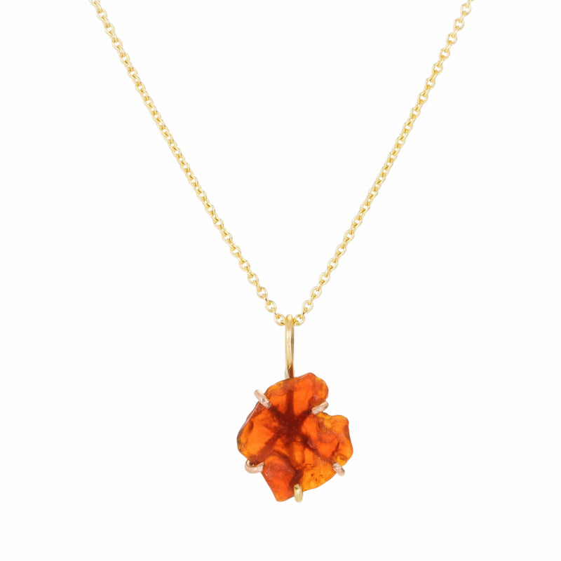 Variance Mexican Fire Opal Stone Pendant (Pendant Only) | Quadrum Gallery