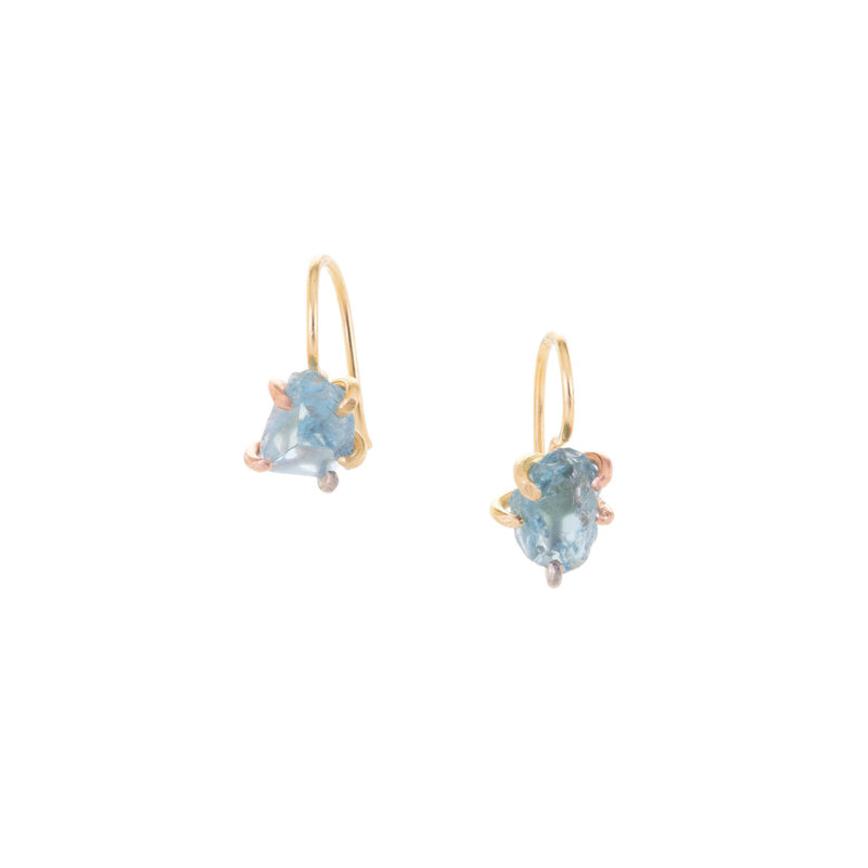 Variance Aquamarine Hook Earrings | Quadrum Gallery