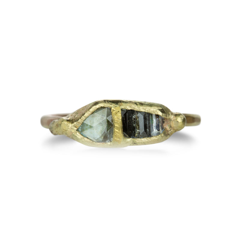 Variance Baguette and Rose Cut Mixed Diamond Band | Quadrum Gallery
