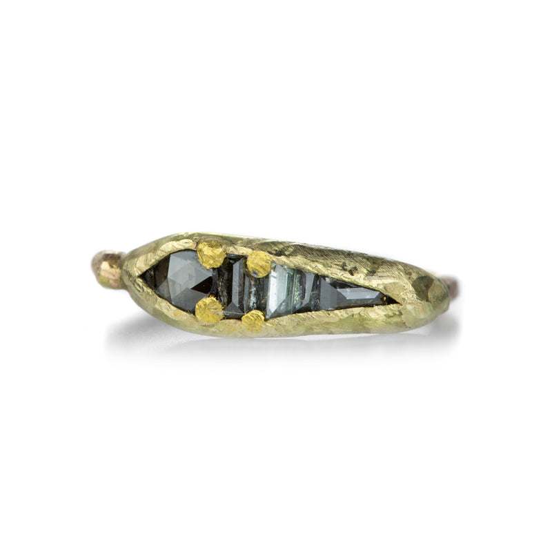 Variance  Mixed Baguette and Rose Cut Diamond Band | Quadrum Gallery