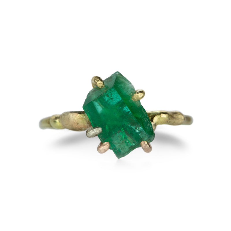 Variance Small Zambian Emerald Gemstone Ring | Quadrum Gallery