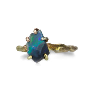 Variance Australian Opal Gold Blend Ring | Quadrum Gallery