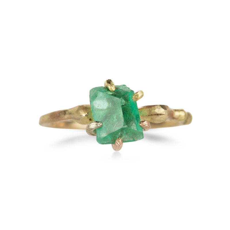 Variance Zambian Emerald Small Stone Ring | Quadrum Gallery