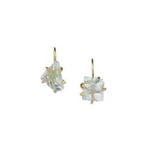 Variance Aquamarine and Diamond Day to Night Earrings | Quadrum Gallery