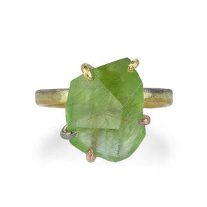 Variance Rough Cut Peridot Ring | Quadrum Gallery