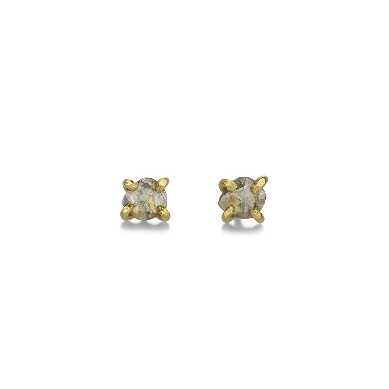 Variance Rose Cut Cognac Diamond Studs | Quadrum Gallery