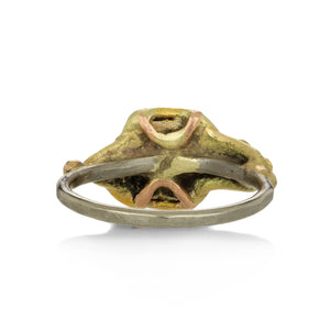 Variance Rose Cut Black Diamond & Baguette Ring | Quadrum Gallery