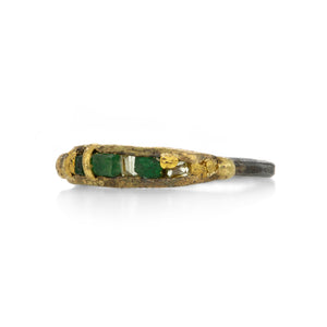 Variance Brazilian Emerald and Diamond Ring | Quadrum Gallery
