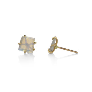 Variance White Australian Opal Stud Earrings | Quadrum Gallery