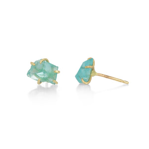 Variance Apatite Prong Set Stud Earrings | Quadrum Gallery