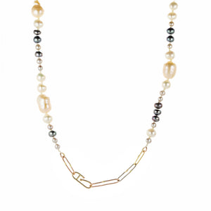 Variance Mixed Freshwater Pearl Necklace | Quadrum Gallery