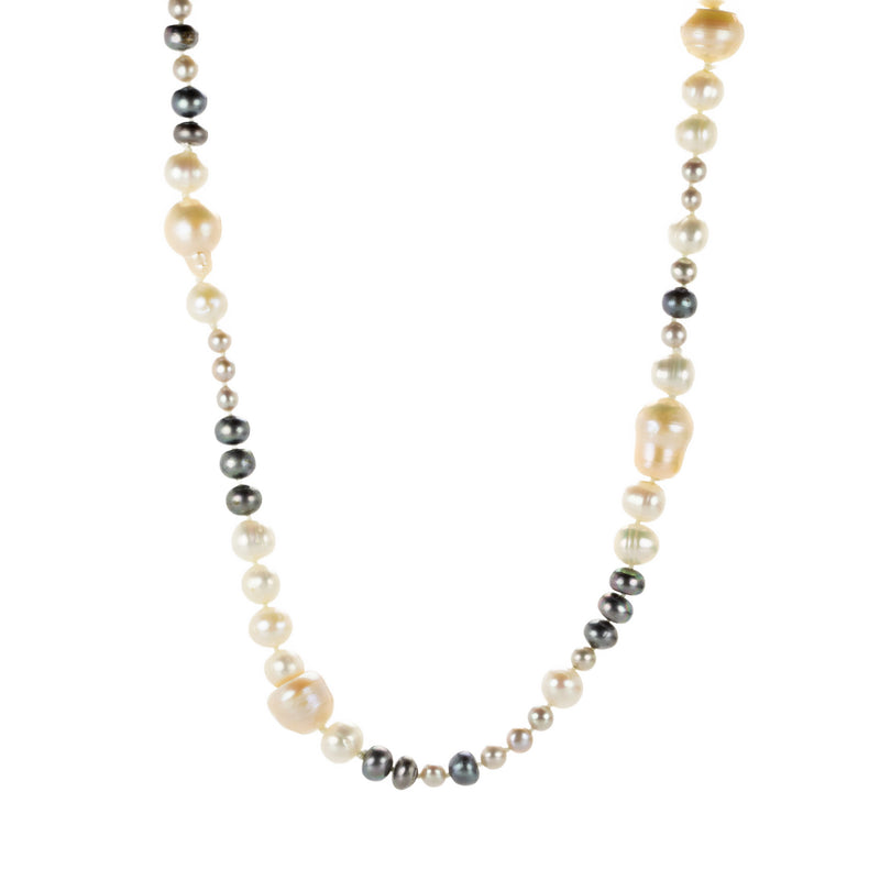 Variance Mixed Freshwater Pearl Necklace | Quadrum Gallery