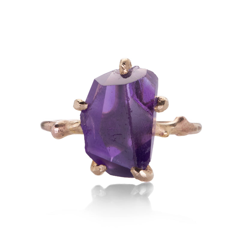 Variance Amethyst and Gold Embedded Ring | Quadrum Gallery
