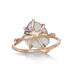 Variance Montana Sapphire and Gold Embedded Ring | Quadrum Gallery