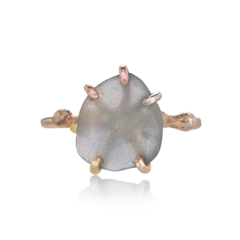 Variance Montana Sapphire and Gold Embedded Ring | Quadrum Gallery